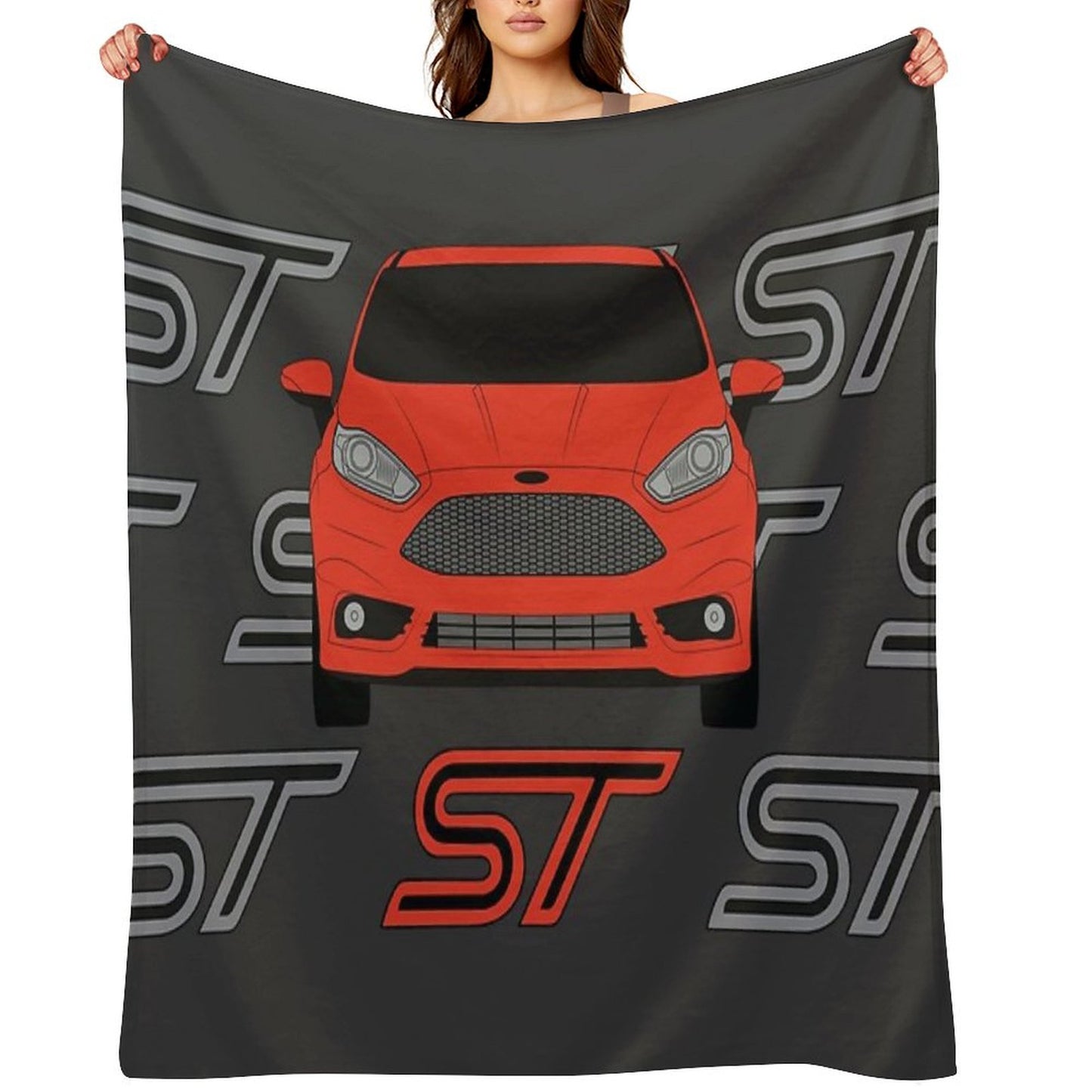 Fiesta ST Throw Blanket