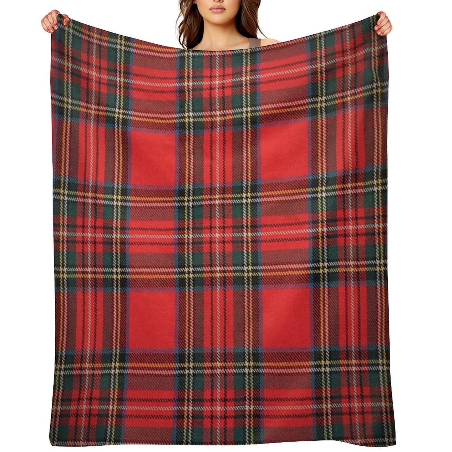 Royal Stewart Tartan Throw Blanket