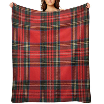 Royal Stewart Tartan Throw Blanket