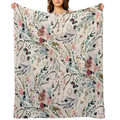 Fable Floral Throw Blanket