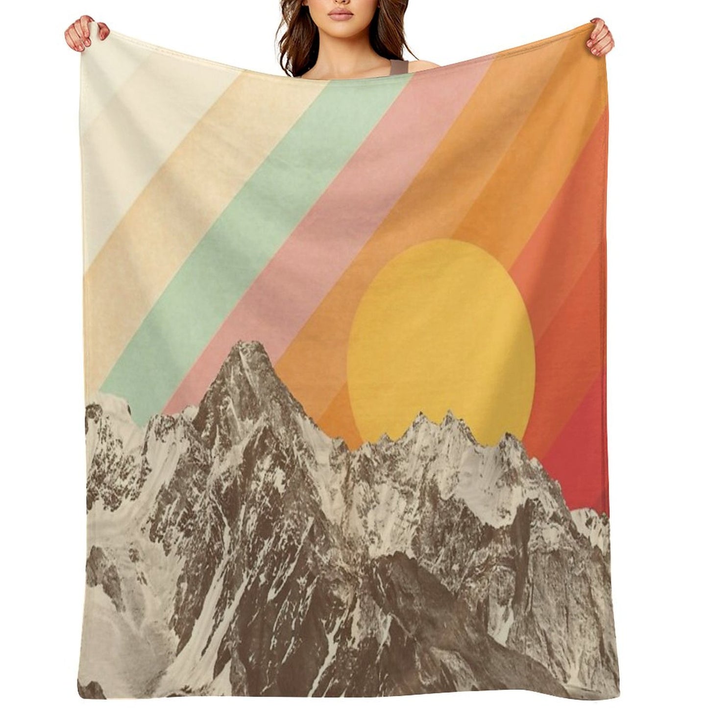 Mountainscape #1 Throw Blanket