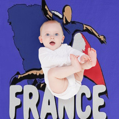 France Handball Logo Throw Blanket