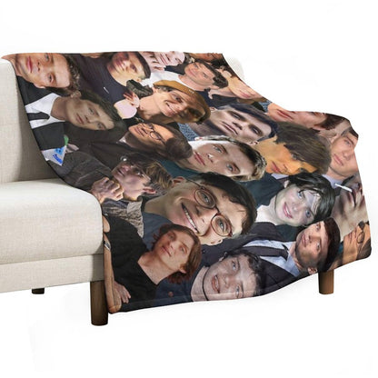 Cillian Murphy Photo Collage Throw Blanket