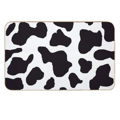 Cow Print Bath Mat