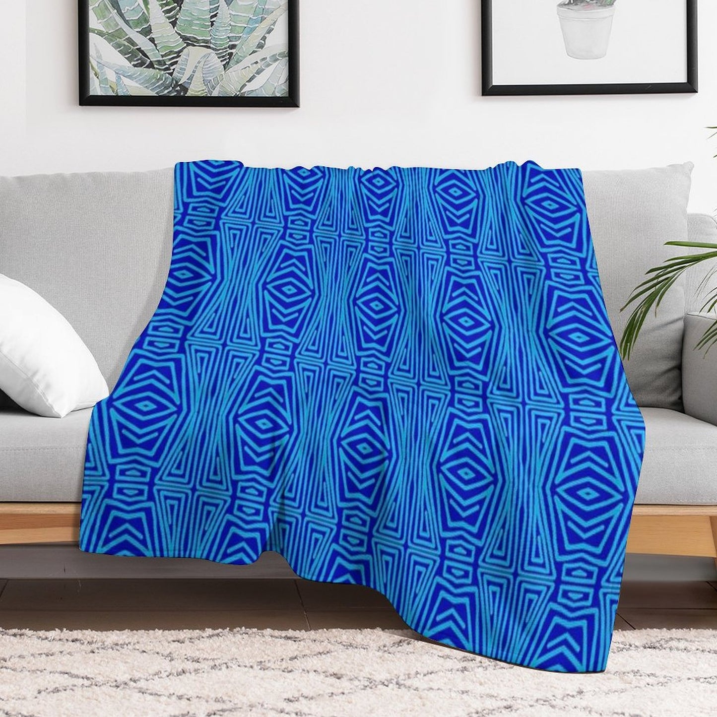 Tradewinds Batik Throw Blanket