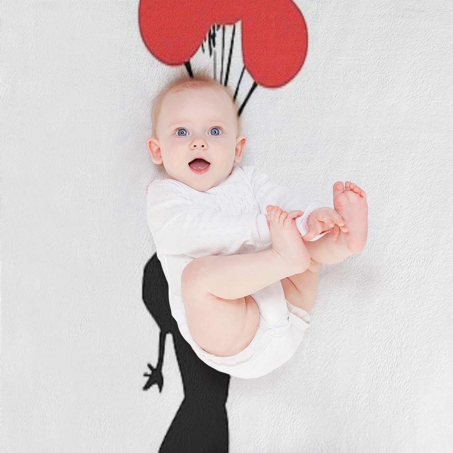 Banksy - Balloon Girl Throw Blanket