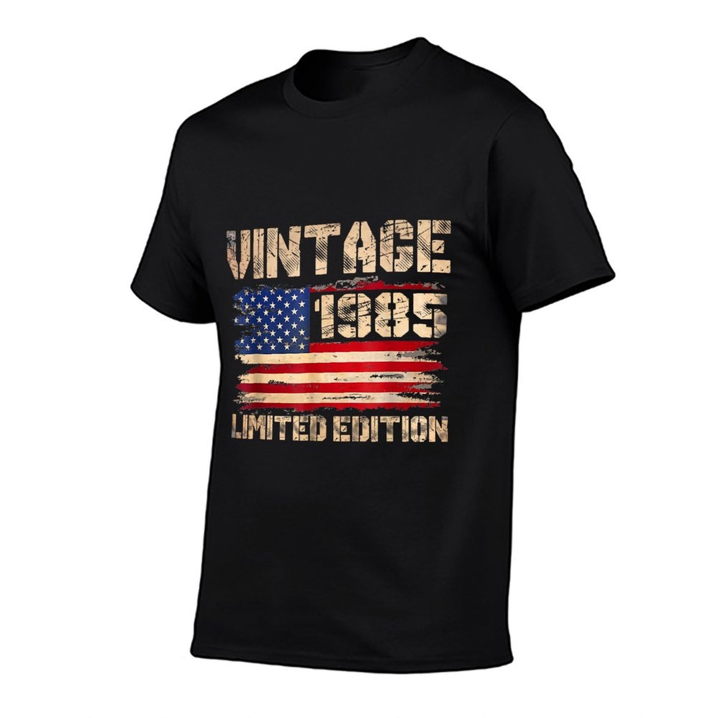 Vintage 1985 40th Birthday Gifts 40 Year Old American Flag T-Shirt