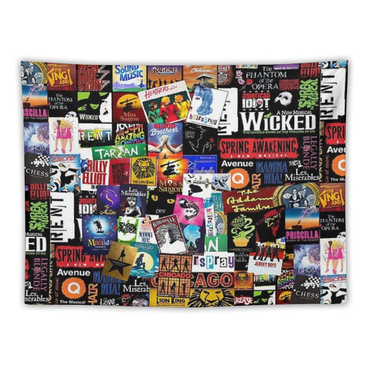 Musicals Collage II Original Tapestry