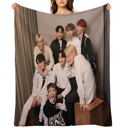 Ateez Anniversary Throw Blanket