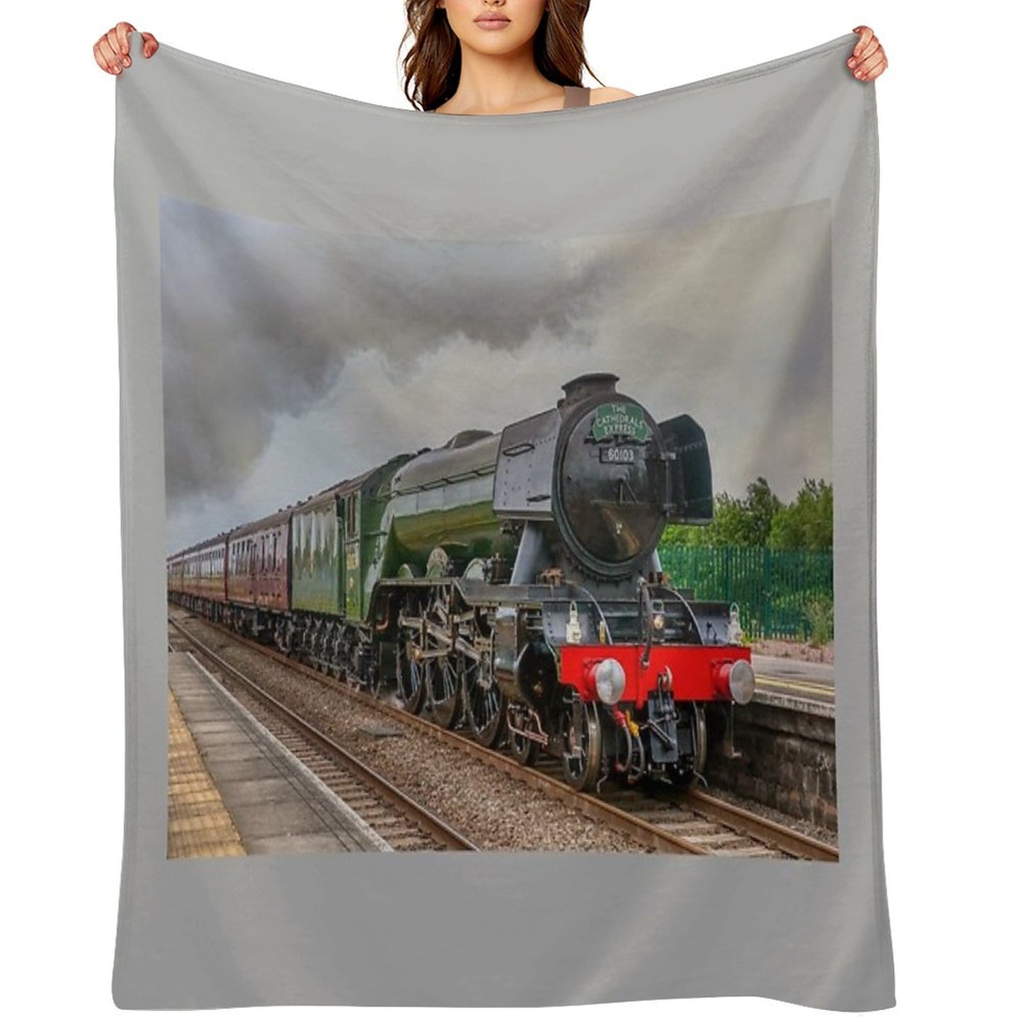 The Flying Scotsman Throw Blanket