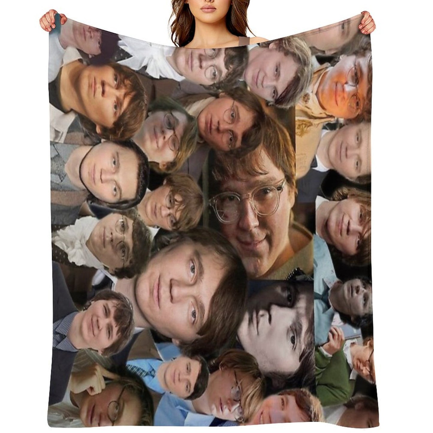 Paul Dano - I Love Paul Dano Photo Collage Throw Blanket