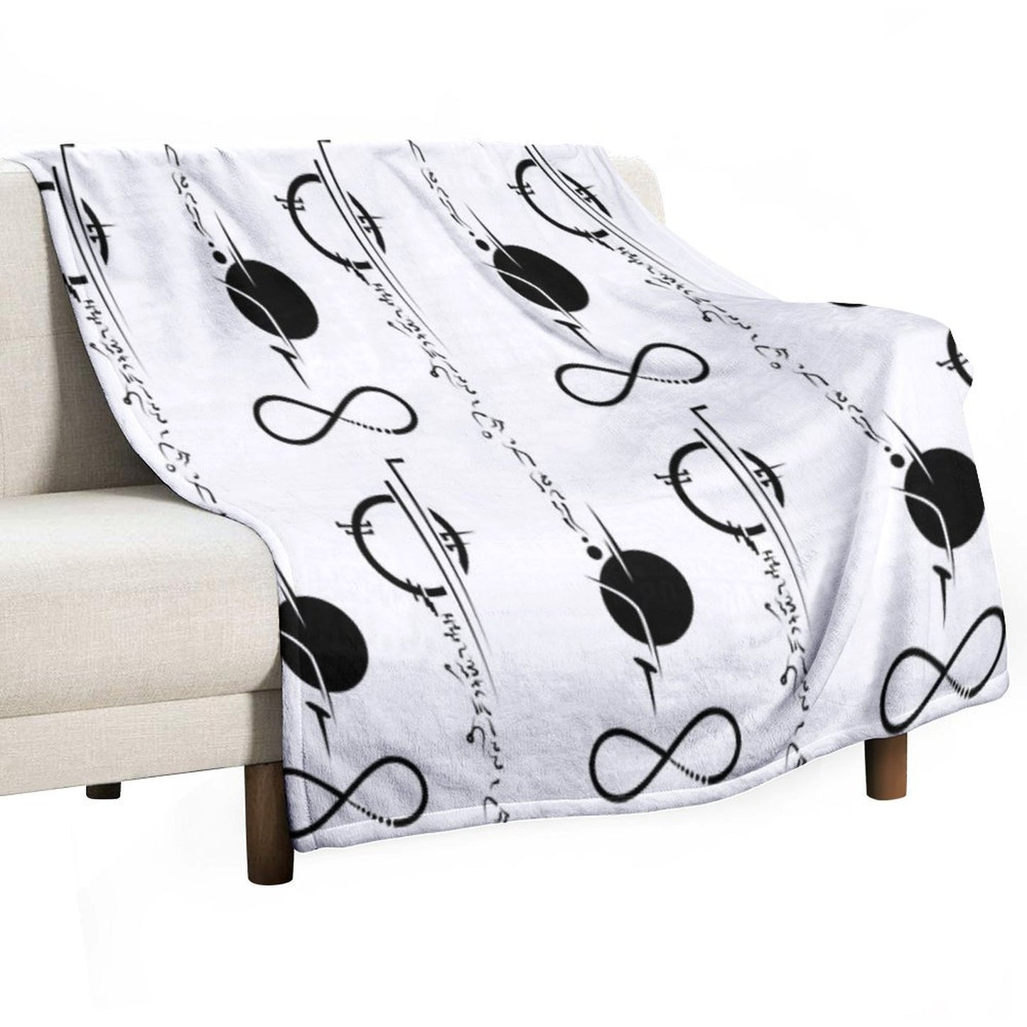 Commander Tattoo Throw Blanket