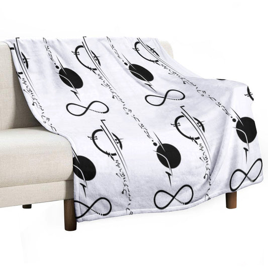 Commander Tattoo Throw Blanket
