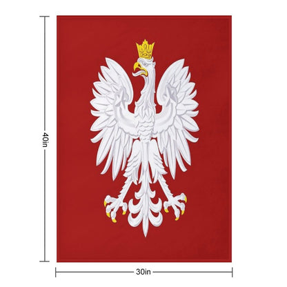 Polish Eagle Throw Blanket