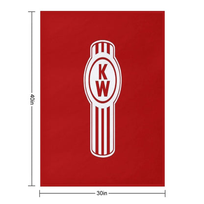 Kenworth Truck Logo Throw Blanket