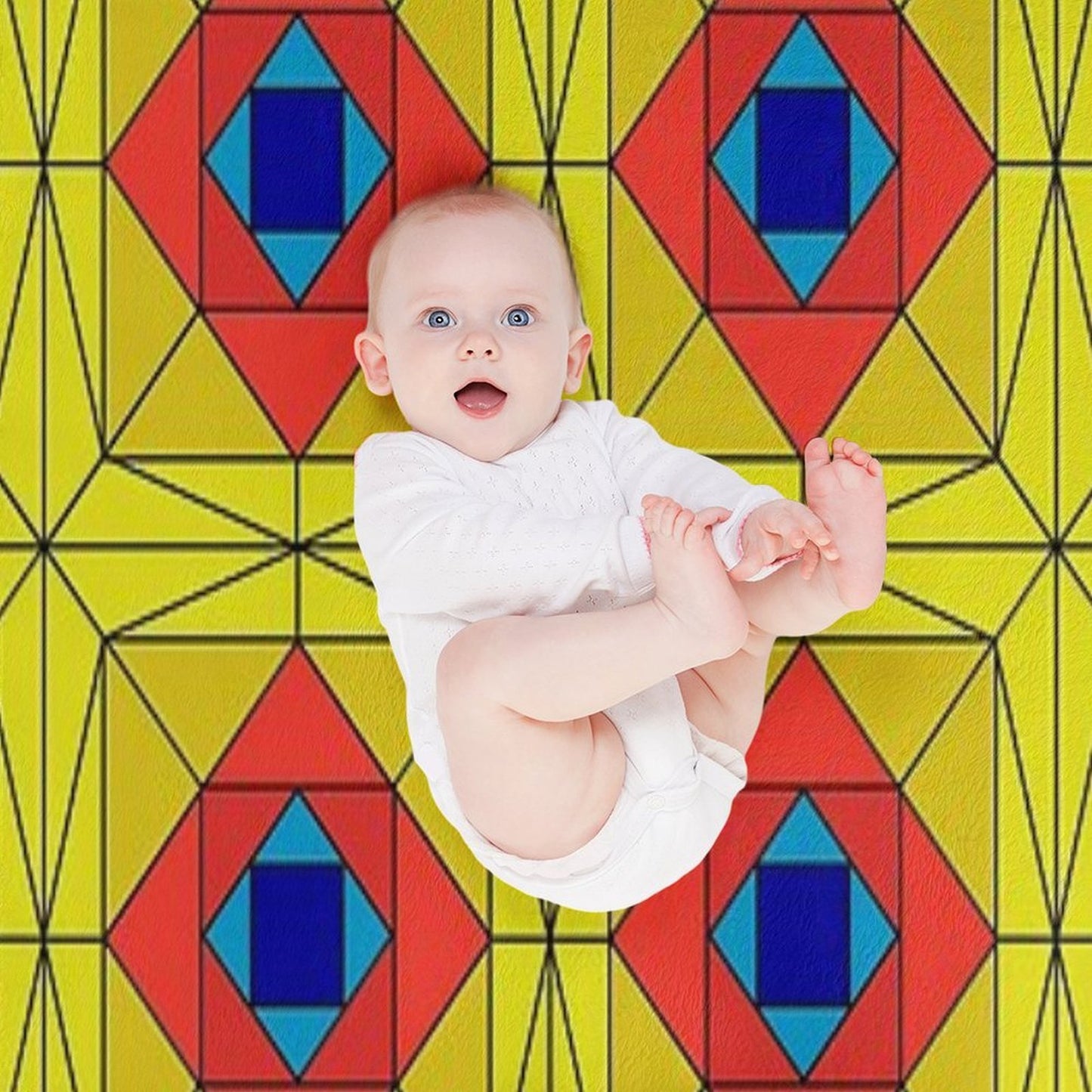 Suspiria Stained Glass Throw Blanket