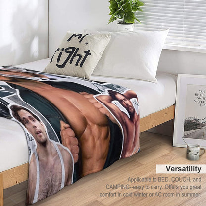 Henry Cavill Photo Collage Throw Blanket