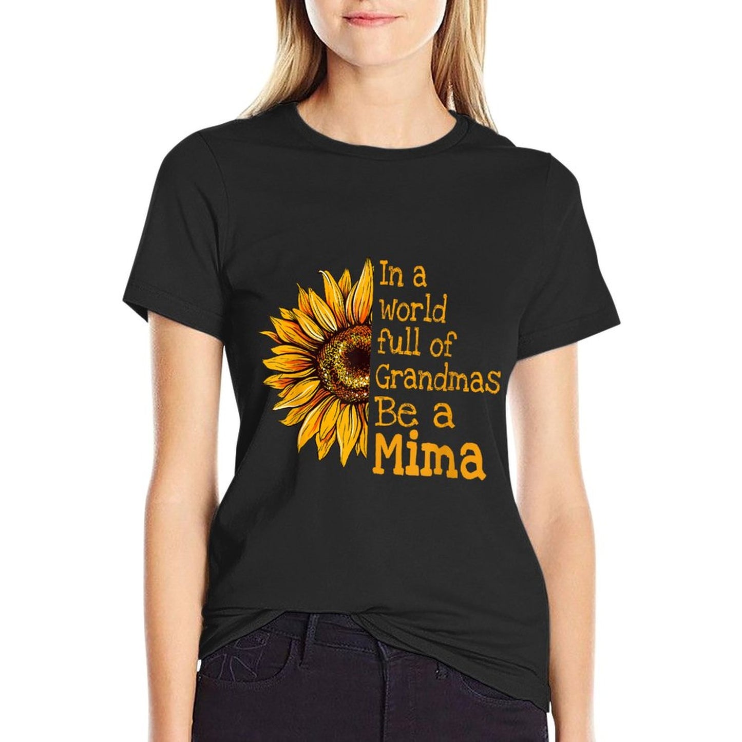 In A World Of Grandmas Be A Mima Special Grandma T-Shirt