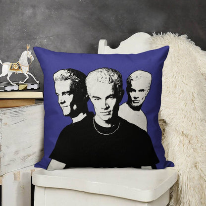 A Trio of Spike Linen Throw Pillow Cover