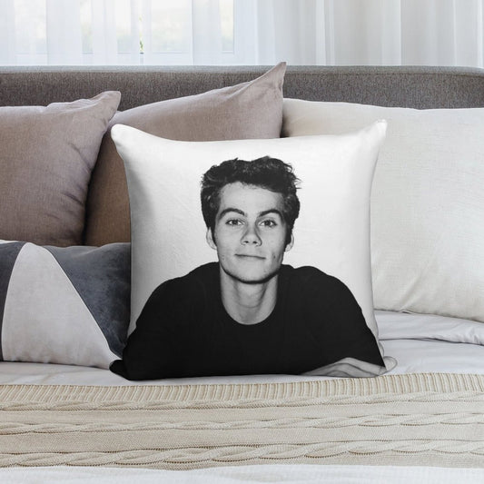 Heart Eye Emoji Soft Ultra-Soft Texture Throw Pillow
