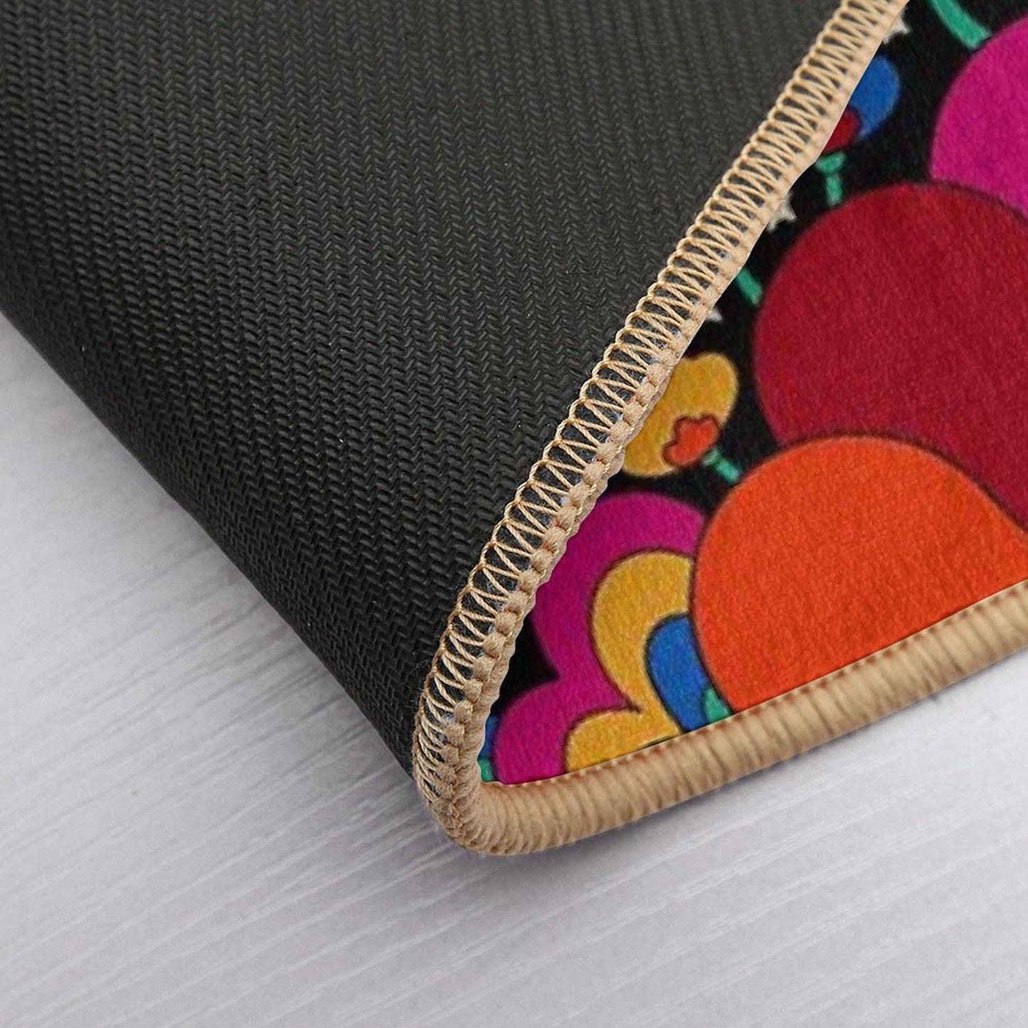 70s Landscape  Anti-Trip Bath Mat