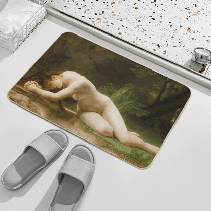 Bouguereau Painting Detail Bath Mat