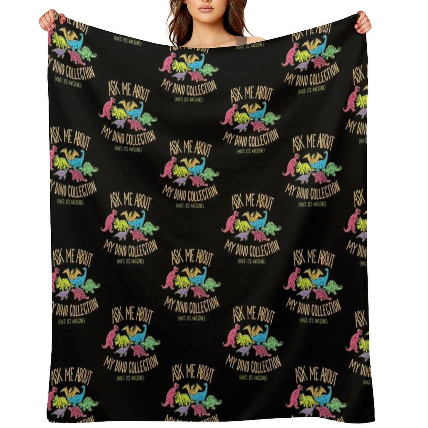 Dino Collection Throw Blanket