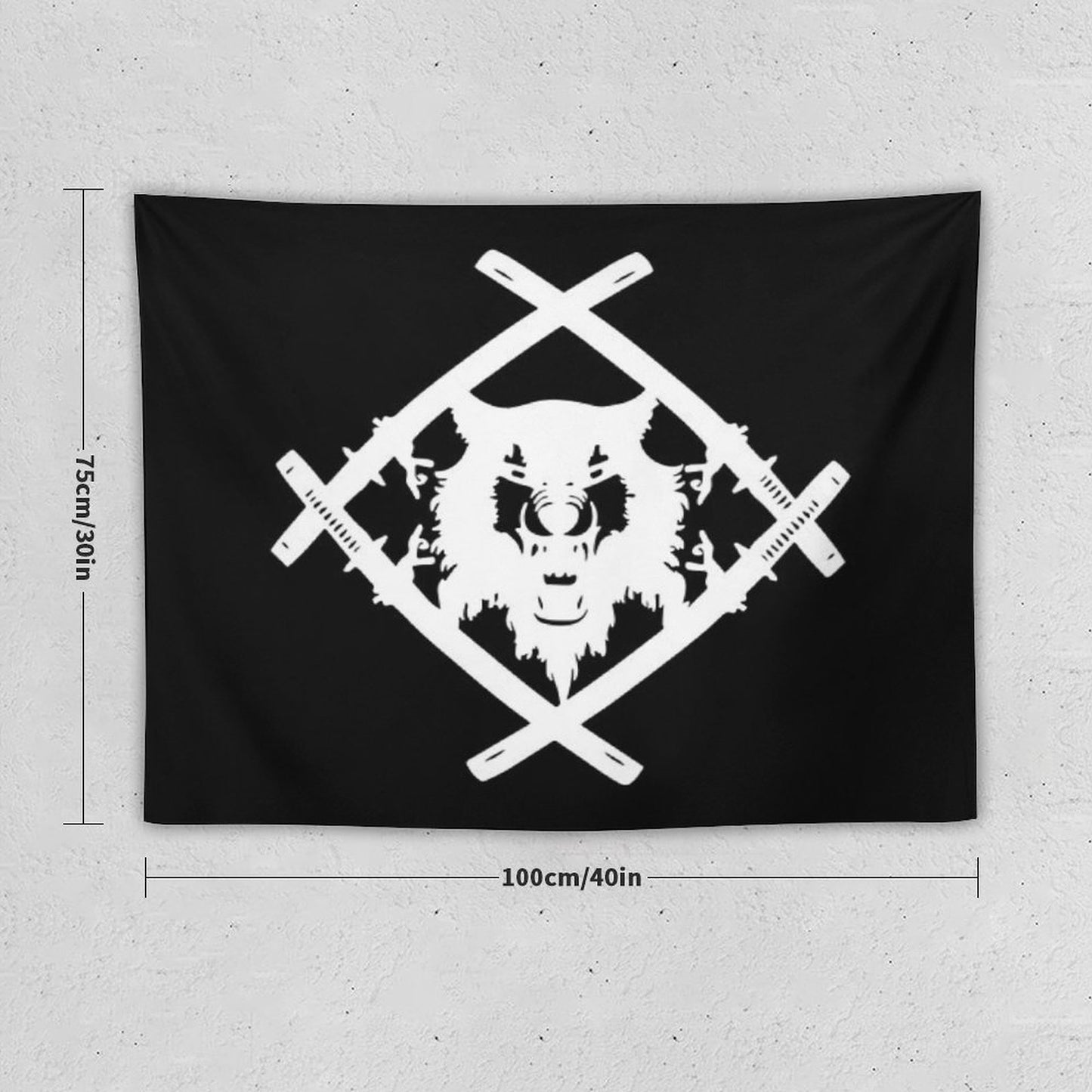Xavier Wulf Merch Xavier Wulf Logo Tapestry
