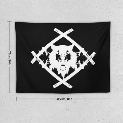 Xavier Wulf Merch Xavier Wulf Logo Tapestry