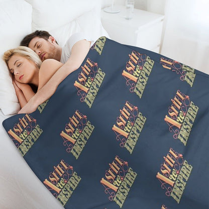 Aspire to Inspire Throw Blanket