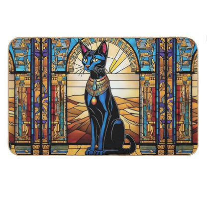 Egyptian Cat. Bath Mat