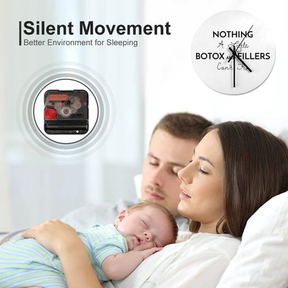 Nothing A Little Botox And Fillers Can't Fix! Wall Clock