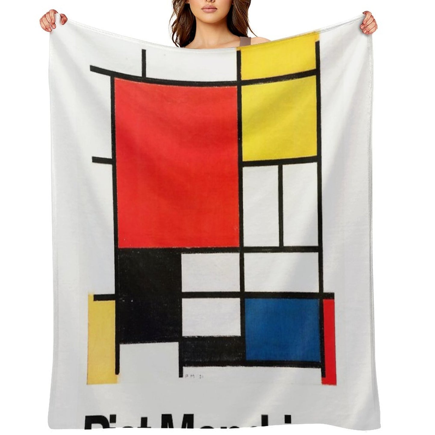 Piet Mondrian Throw Blanket
