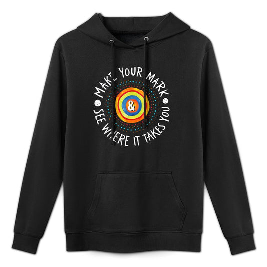Make Your Mark International Dot Day Girls Boys Colorful Pilling-Resistant Hoodie