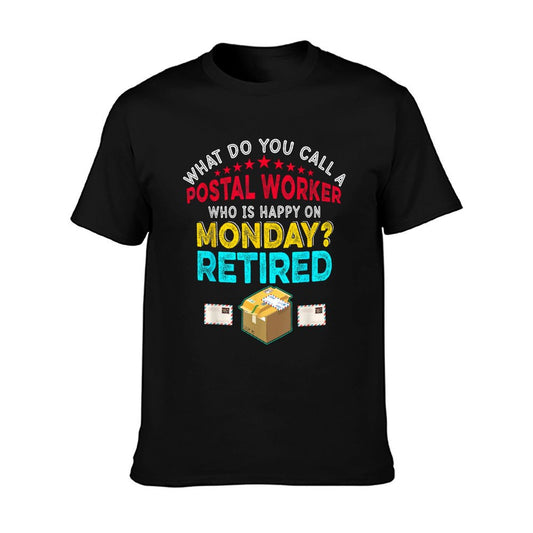 Vintage Retro Happy Retirement Funny A Postal Worker Retired T-Shirt