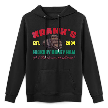 Kranks Hickory Honey Ham A Christmas Tradition Xmas Apparel Relaxed Fit Hoodie