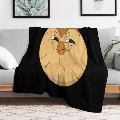 Smiling Hooty The Owl House Throw Blanket
