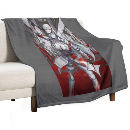 White Blood Cell (CODE BLACK) Throw Blanket
