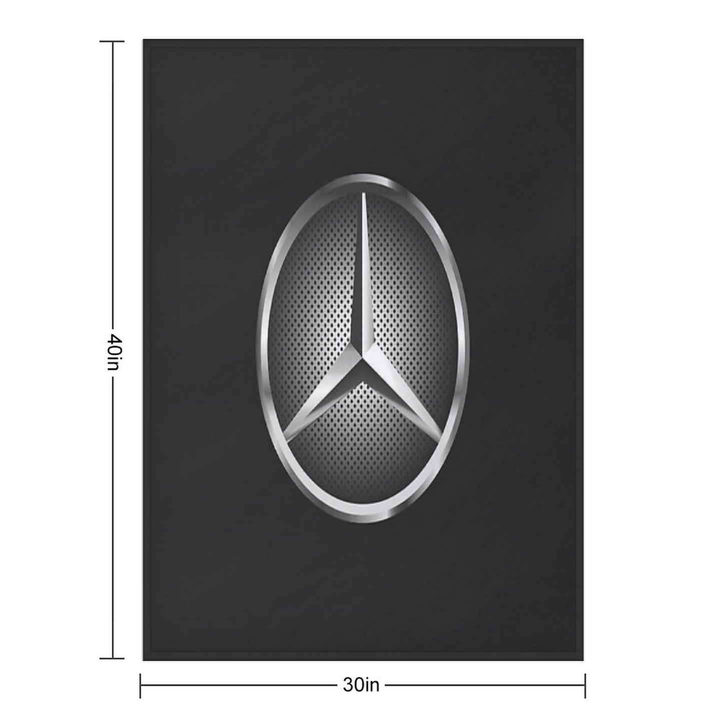Mercedes Throw Blanket