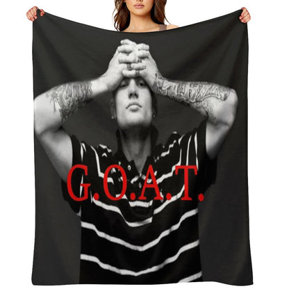 Kerser Rapper Goat Eshay Throw Blanket