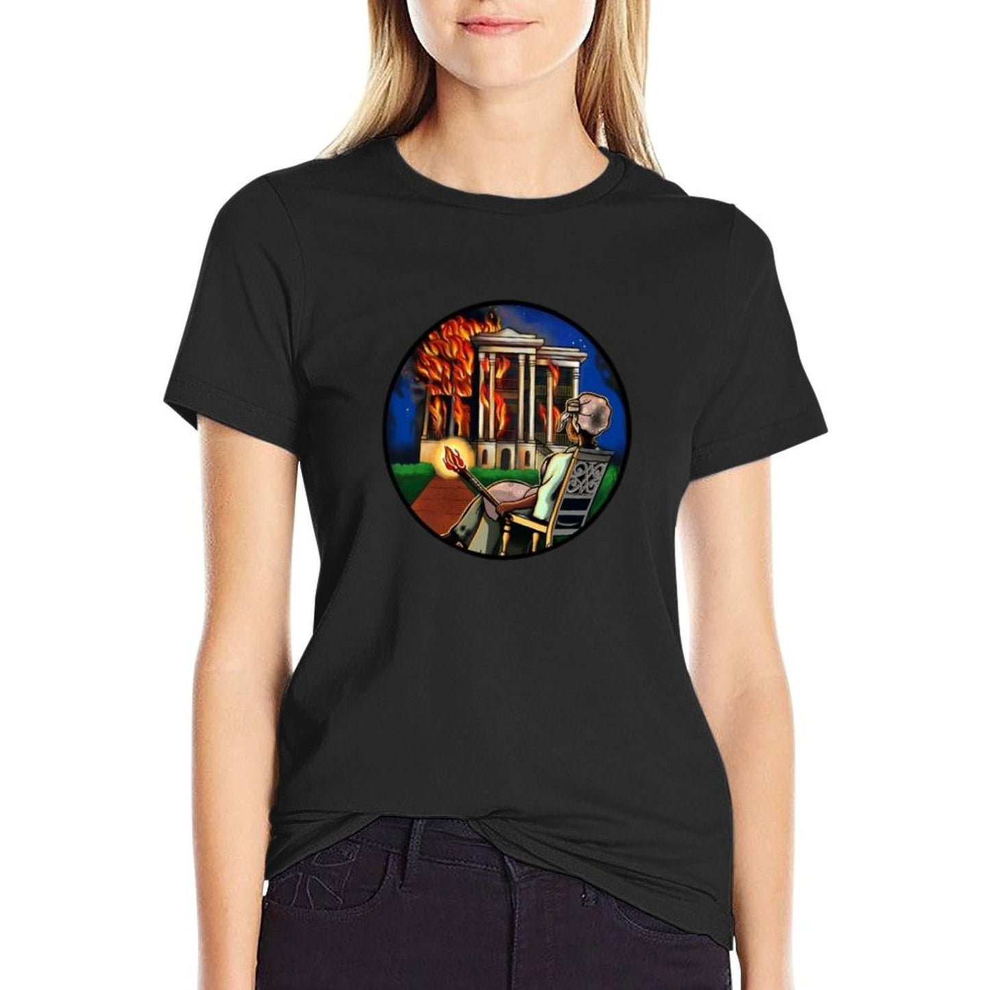 THE FIRE THIS TIME (Full Color)  Slim-fit Cut T-Shirt