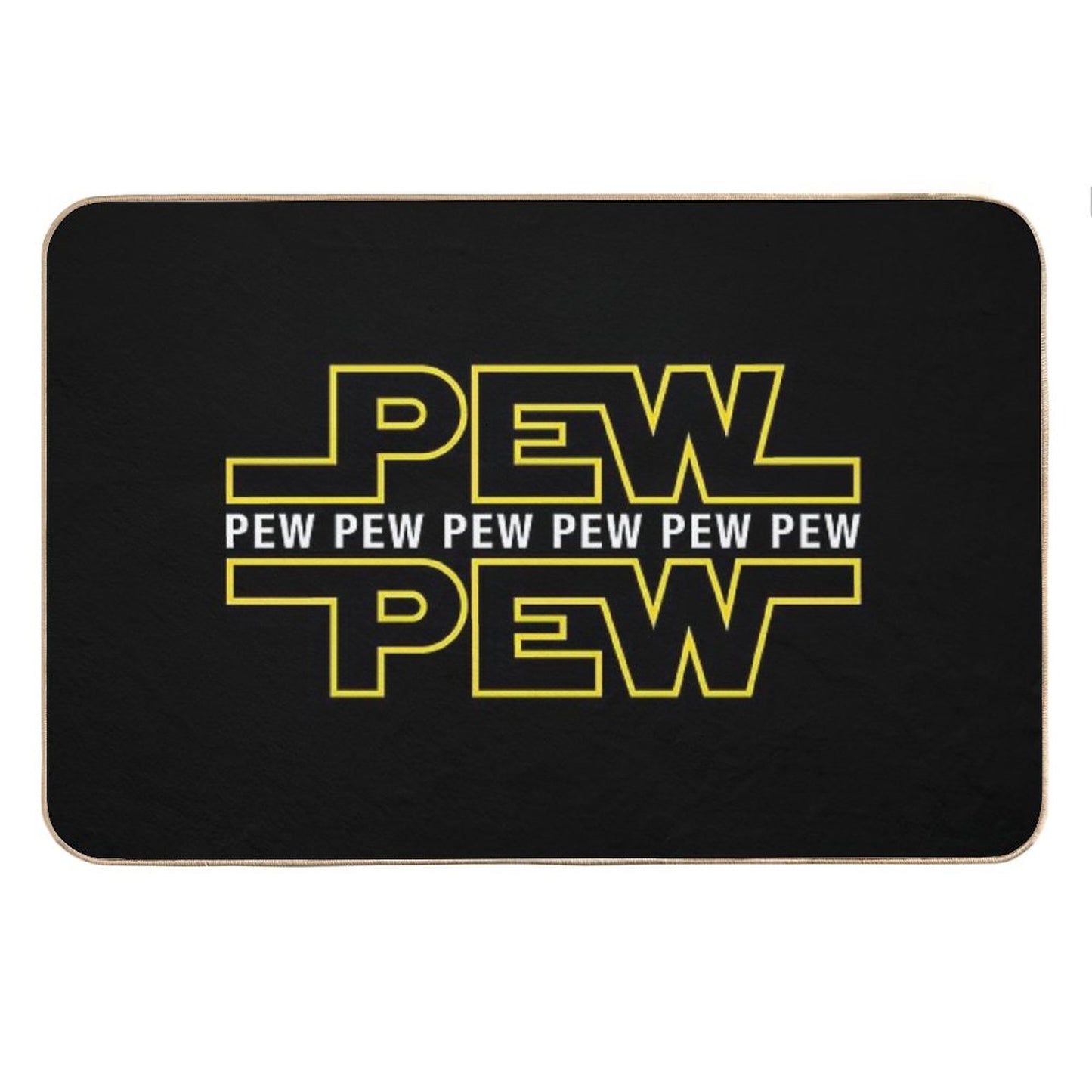 Pew Pew Pew Bath Mat