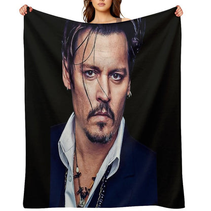 Johnny Depp PRO 8K Throw Blanket
