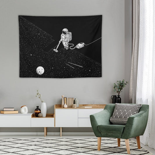 Space Cleaner Tapestry