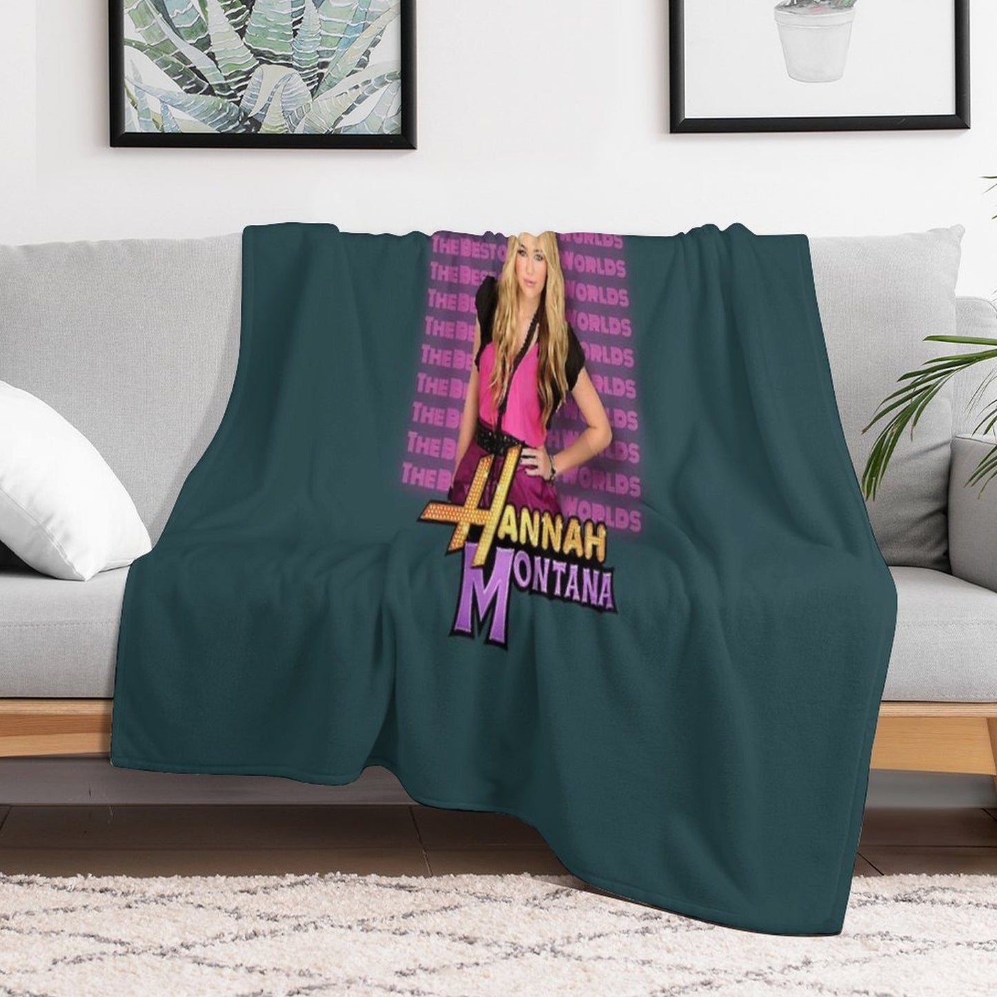 Hannah Montana Throw Blanket