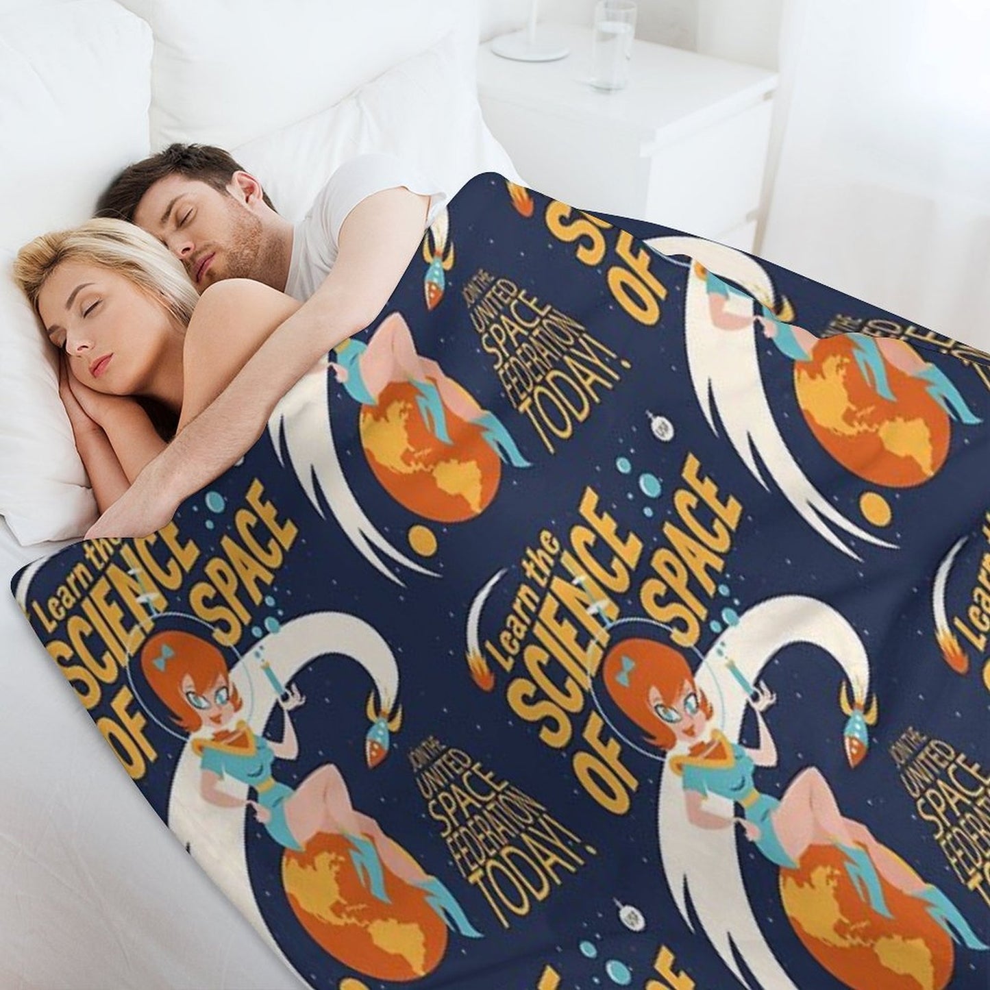 United Space Federation Throw Blanket