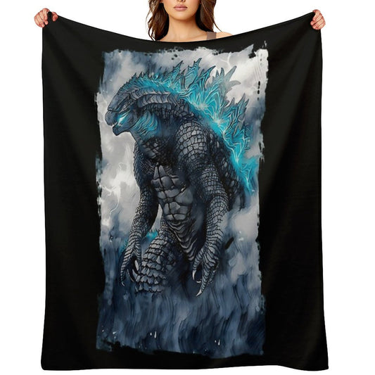 King of The Monsters Throw Blanket