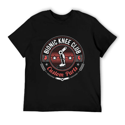 Bionic Knee Club Custom Parts Funny Knee Replacement T-Shirt