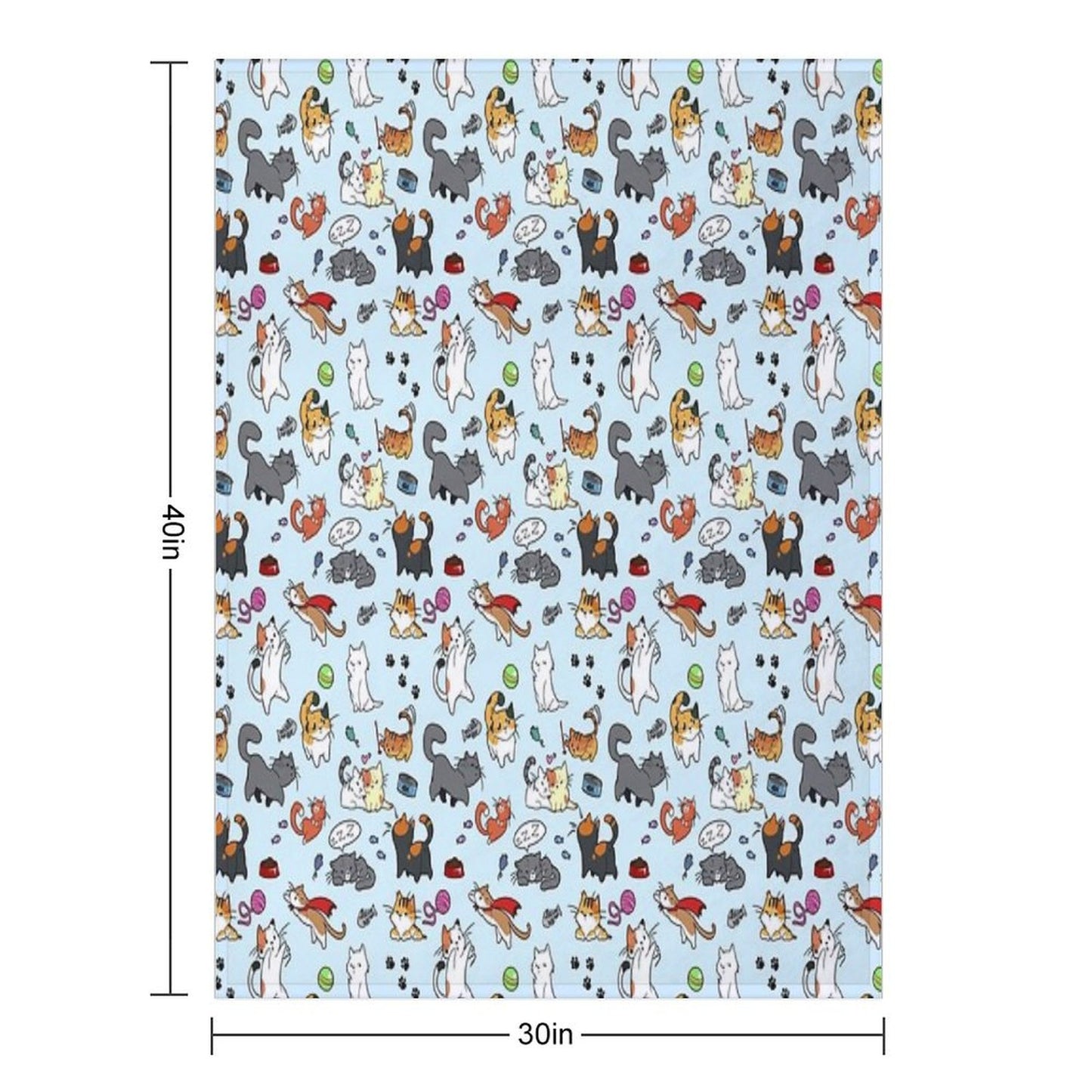 Cats!! Throw Blanket