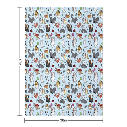 Cats!! Throw Blanket